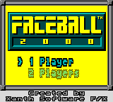 Faceball 2000 screenshot 3 for Sega Game Gear